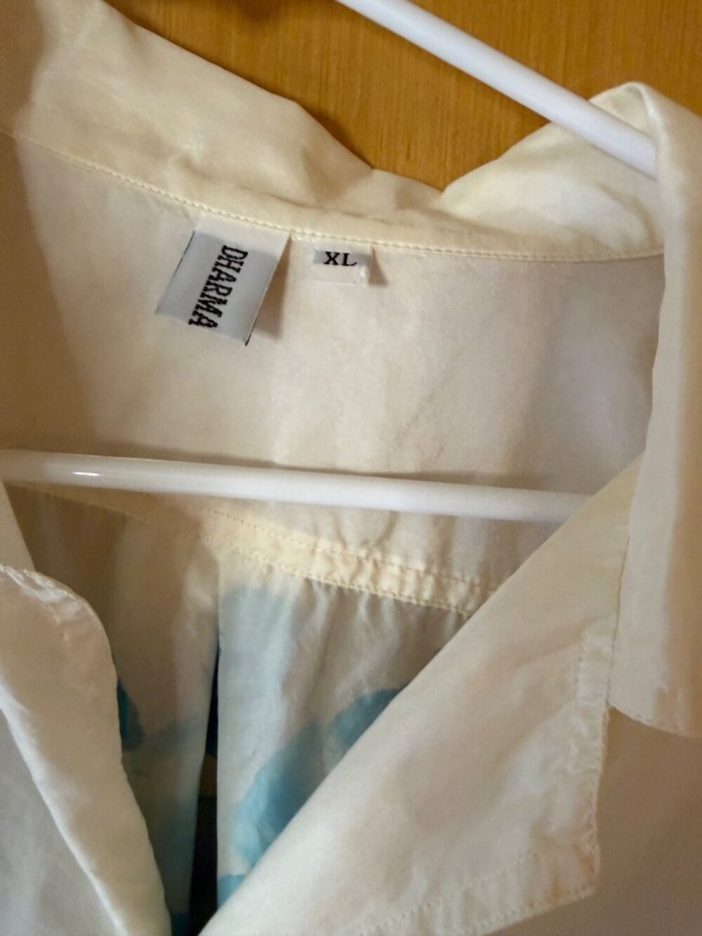 Handpainted Mens Cocktail Theme Relaxed-fit Collared Shirt Size XL Silk Coastal - Picture 4 of 12